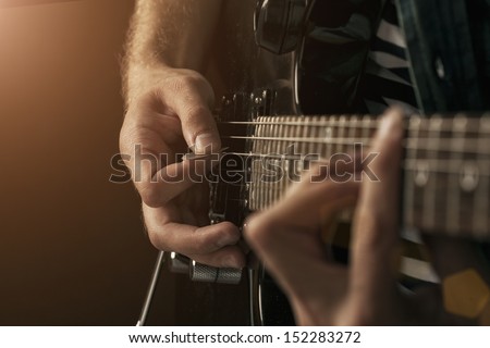 electric guitar Royalty-Free Stock Photo #152283272
