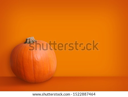 Orange pumpkin background for Halloween