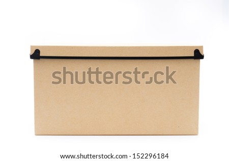 Office box on white background