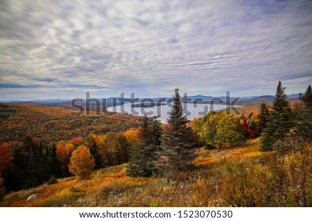 Pictures taken of fall peak foliage season in Rangeley Lakes Region.