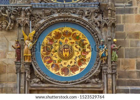 The Prague Astronomical Clock, or Prague Orloj, is a medieval astronomical clock located in Prague