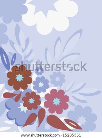 Vector of Artistic floral Pattern-10