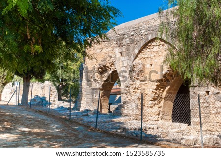The medieval castle of Kolossi, it is situated in the south of Cyprus, Limassol