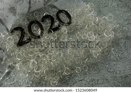 2020 New Year celebration background with space for your design