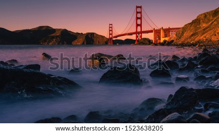 The beautiful Golden Gate Bridge