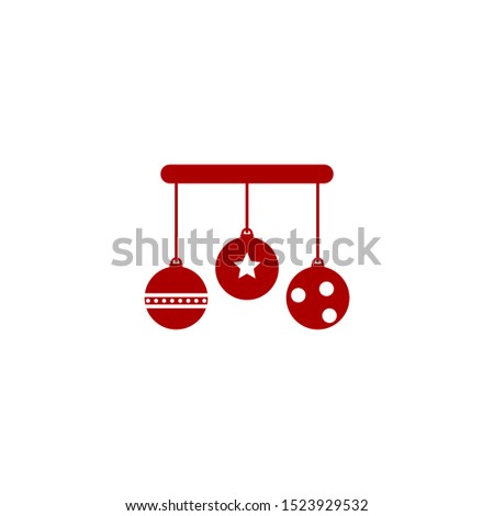 three playfull christmas ornament hanging on a board 