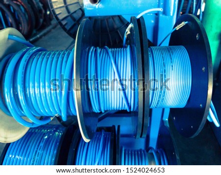 pvc industrial hose blue color