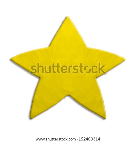 star made by clay sculpting 