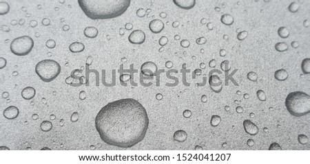 drops falling on glass or on a paint coating №4