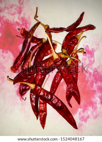 Beautifull picture of some red dry chillies