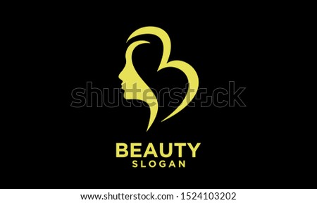 modern letter b for beauty logo icon design vector illustration template