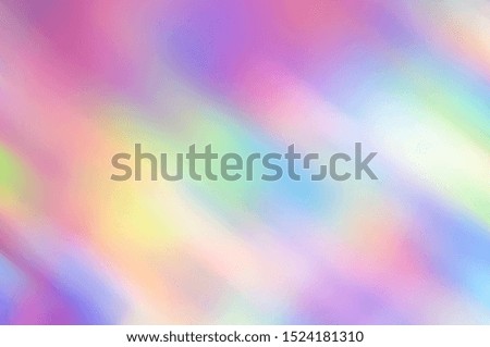 Soft pastel iridescent holographic abstract background. Trendy phone wallpaper or a screen saver.
