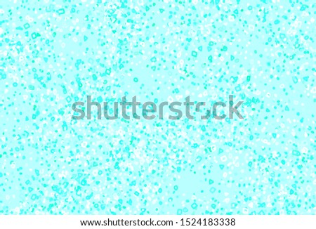 Light Green vector template with chaotic shapes. Colorful chaotic forms with gradient in modern style. Background for a cell phone.