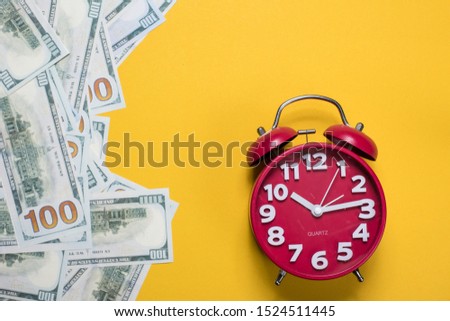 The silver picture is placed on a yellow background. Success, business concept With copy space