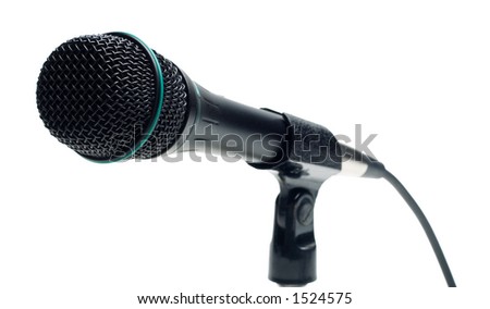 Microphone - Isolated on White