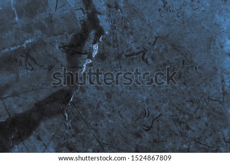 Dark black and blue marble texture with natural pattern, can be used as background for display or montage your products