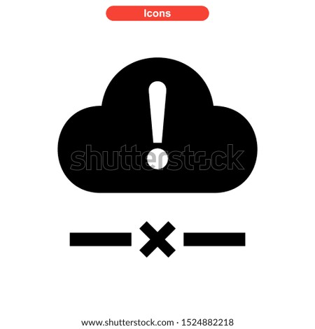 offline icon isolated sign symbol vector illustration - high quality black style vector icons
