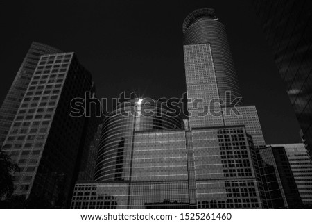 Black and White image of downtown Minneapolis