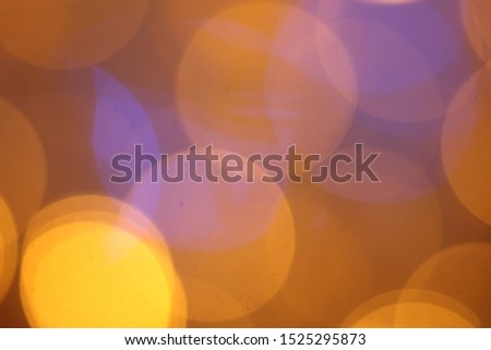 Golden lights, glitter christmas abstract bokeh background. Blurred sparkles festive backdrop