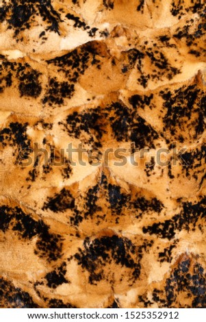 Brown and black leopard pattern. Fur animal print as background.
