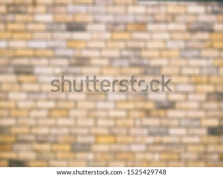 Bokeh blurred phototography. Texture of an old  brick.  Mockup. Background
