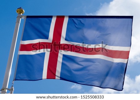 Iceland flag - flag of Iceland - Icelandic flag 
