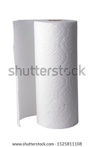 A roll of paper towel Royalty-Free Stock Photo #1525811108