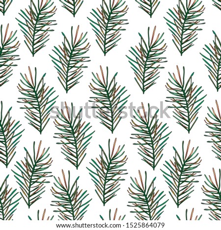 colorful gradient pine tree pattern
