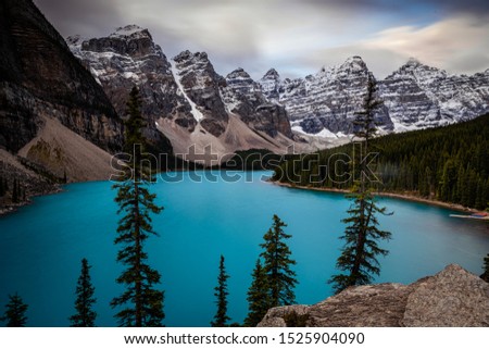 Moraine Lake Banff Alberta Canadian Rockies