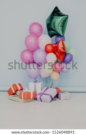 balloons and gifts for birthday celebration birthday decor