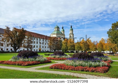 Basilica in Kempten one of the oldest cities in Germany Royalty-Free Stock Photo #1526097398