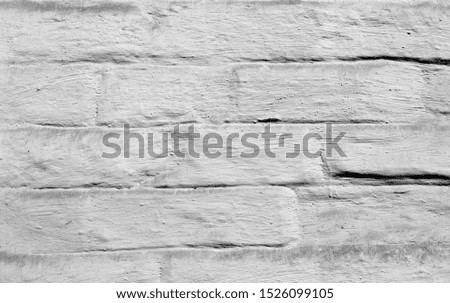 White brick wall texture grunge background