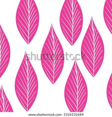 pattern of branch and leaf icon vector illustration design