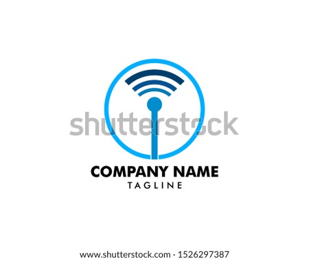 Wifi logo icon connection symbol vector