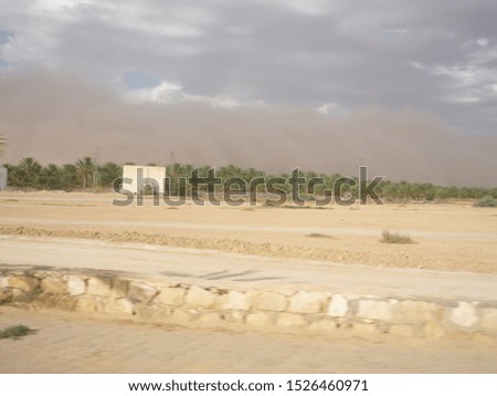
Photo of a Sandstorm in Tunisia