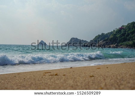 Koh Tao beautiful beach in the ocean