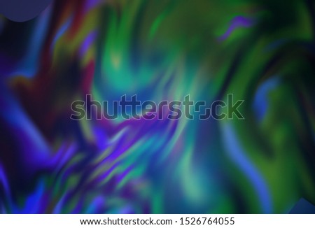 Light BLUE vector blurred shine abstract template. New colored illustration in blur style with gradient. Background for a cell phone.
