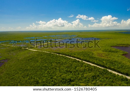 Aerial photo Card sound road Monroe County Florida
