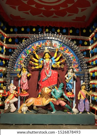 Durga puja 2019 picture of durga pratima