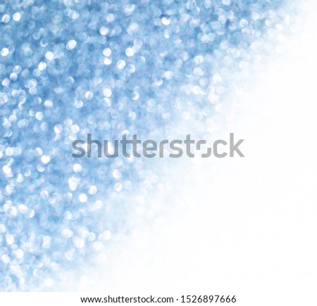 Winter icy bright background with a bokeh. Christmas Design.