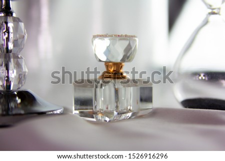 Perfume Hourglass Mirror Elegance Commercial Product Photography