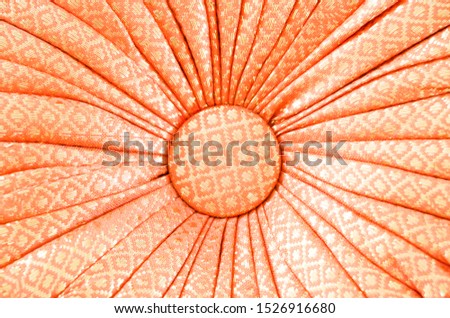 Orange fabric background like sunflower.

