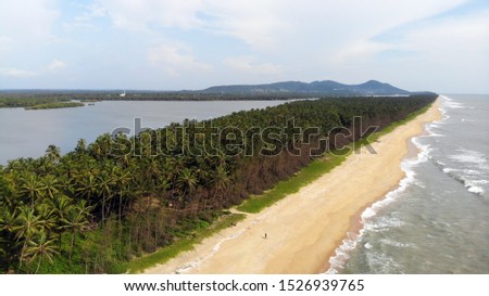 Kavvayi is a group of small islands, near Payyannur in the Kannur district of Kerala state in India. The island is connected to Payyannur by a small bridge on the Kavvayi River. Royalty-Free Stock Photo #1526939765
