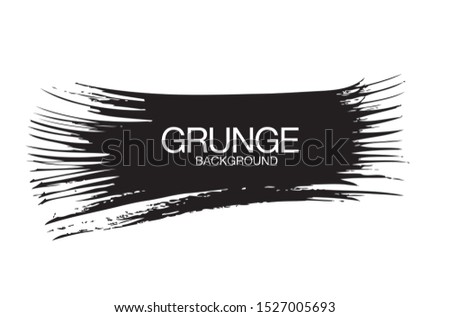 black vector grunge background, vector illustration