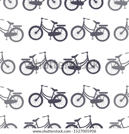 bicycle Seamless Pattern wallpaper background vector