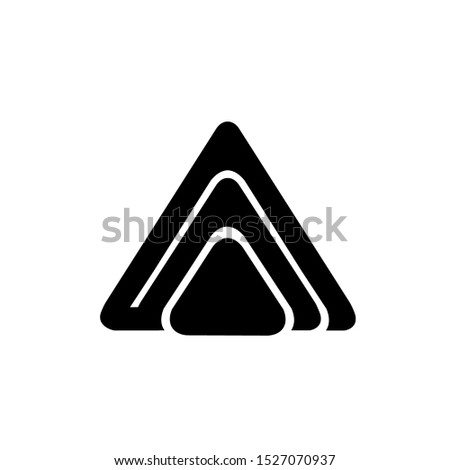 Letter A logo design, Linear creative minimal monochrome monogram symbol, Premium business logotype, Graphic alphabet symbol for corporate business identity