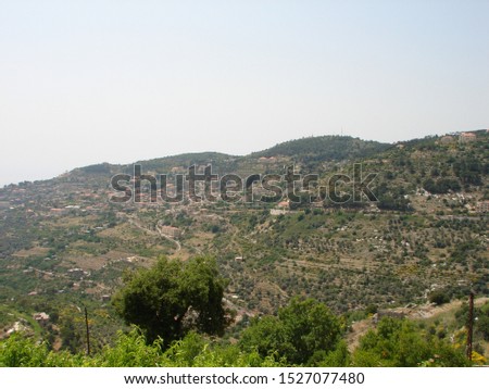 Deir El Qamar village and old architecture in mount Lebanon Middle east