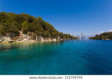 The Scorpios island in Nidri Lefkada Greece