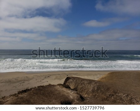 Sandy Beach in Pescadero, California