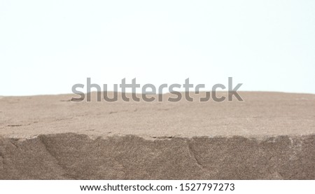 Stone empty for display, Blank for mockup design, construction work, decorate large buildings, Blank for design.